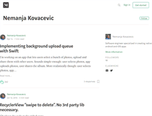 Tablet Screenshot of nemanjakovacevic.net